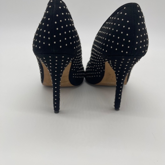 Aldo Pillow Walk Stessy Pump - Stiletto heel - Black with Silver Size 8.5 - Picture 7 of 10